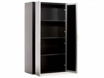 Gala шкаф для бумаг 2 двери цвет черный