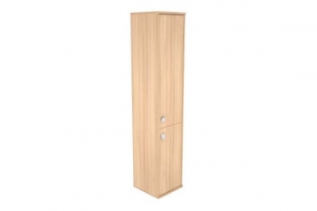 Шкаф высокий узкий правый (1 низкая дверь ЛДСП, 1 средняя дверь ЛДСП) Style Л.СУ-1.3Пр