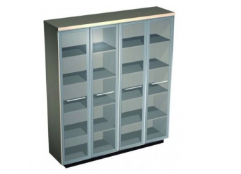Шкаф для документов со стеклянными высокими дверьми Esperto 361