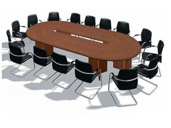 Стол для переговоров овальный Lipari