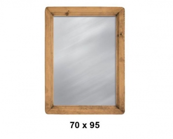 Зеркало MIRMEX 70 х 95 из массива сосны Pin magic